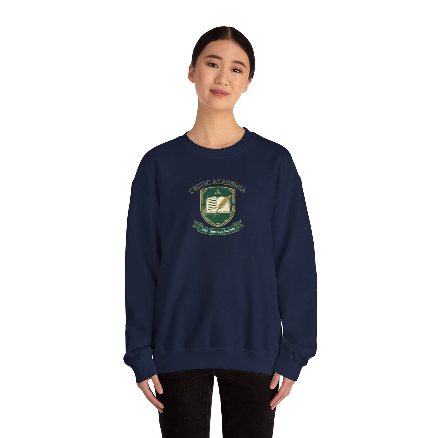 Celtic Academia Crest Crewneck Sweatshirt