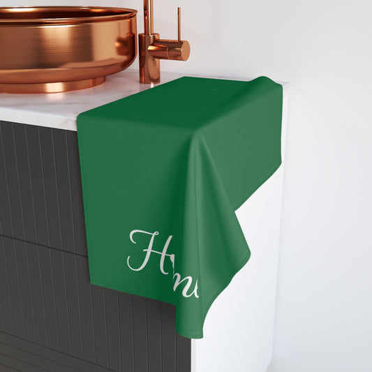 Home Shamrock Hand Towel — St. Patrick’s Day Green Kitchen Towel