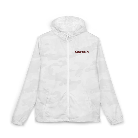 Captain Red Sailboat Hooded Windbreaker Jacket