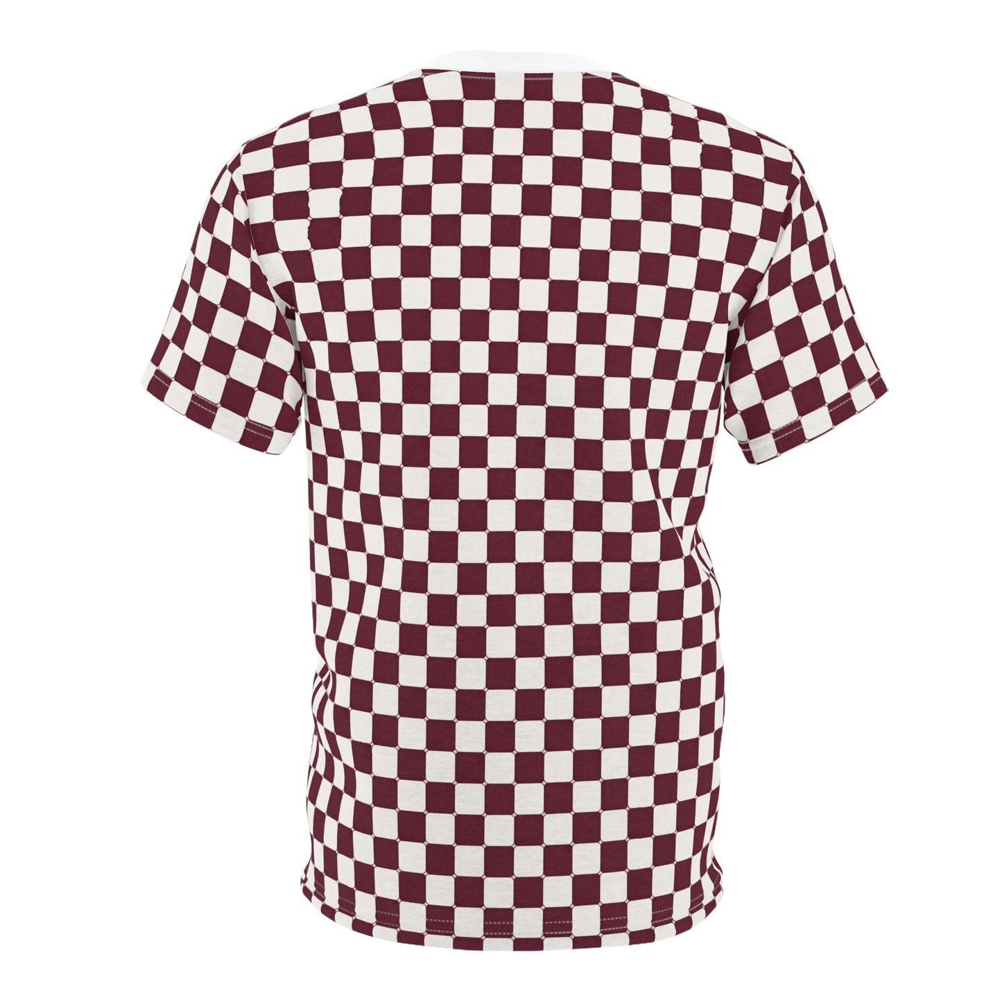 Galway Inspired Maroon & White Checkered Shirt | Custom County Colors Available