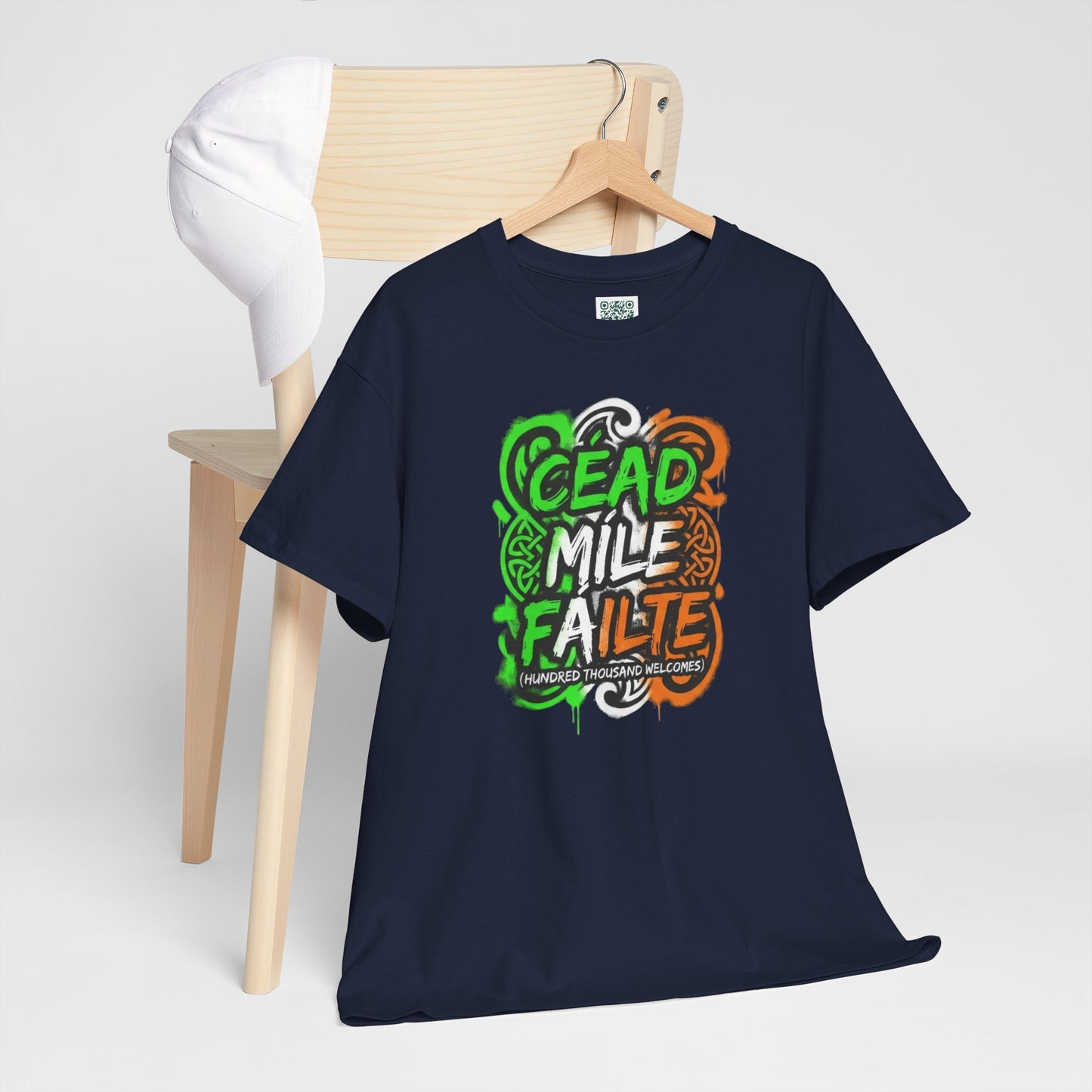 Céad Míle Fáilte St. Patrick's Day T-Shirt — Irish Welcome Tee (stpatricksday2026) Personalize