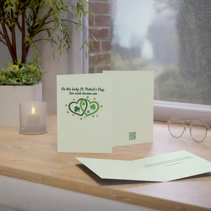 Married on St. Patrick's Day — Personalized Wedding Greeting Card