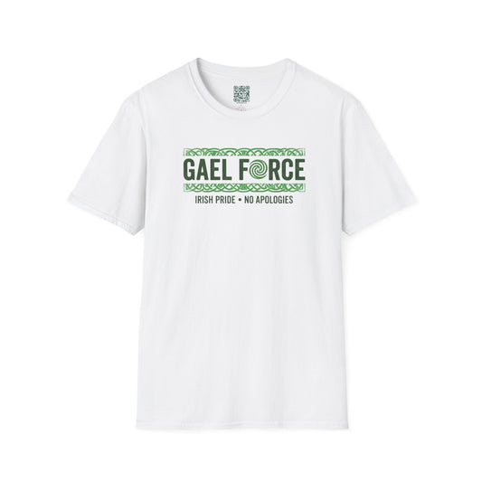 Gael Force T-Shirt - "Irish Pride • No Apologies" Retro Celtic Design