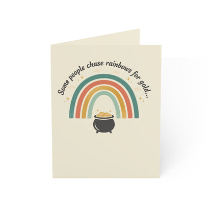 Funny Romantic Anniversary Card — "You're My Treasure" (St. Patrick's Day Theme)