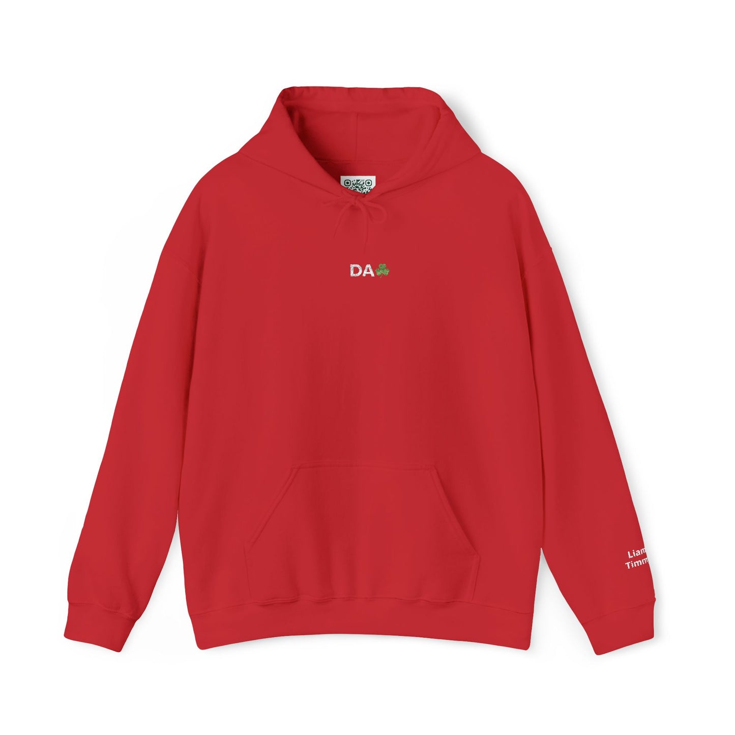Hoodie • 'Da' Shamrock Logo Pullover – Personalize Gift for Fathers