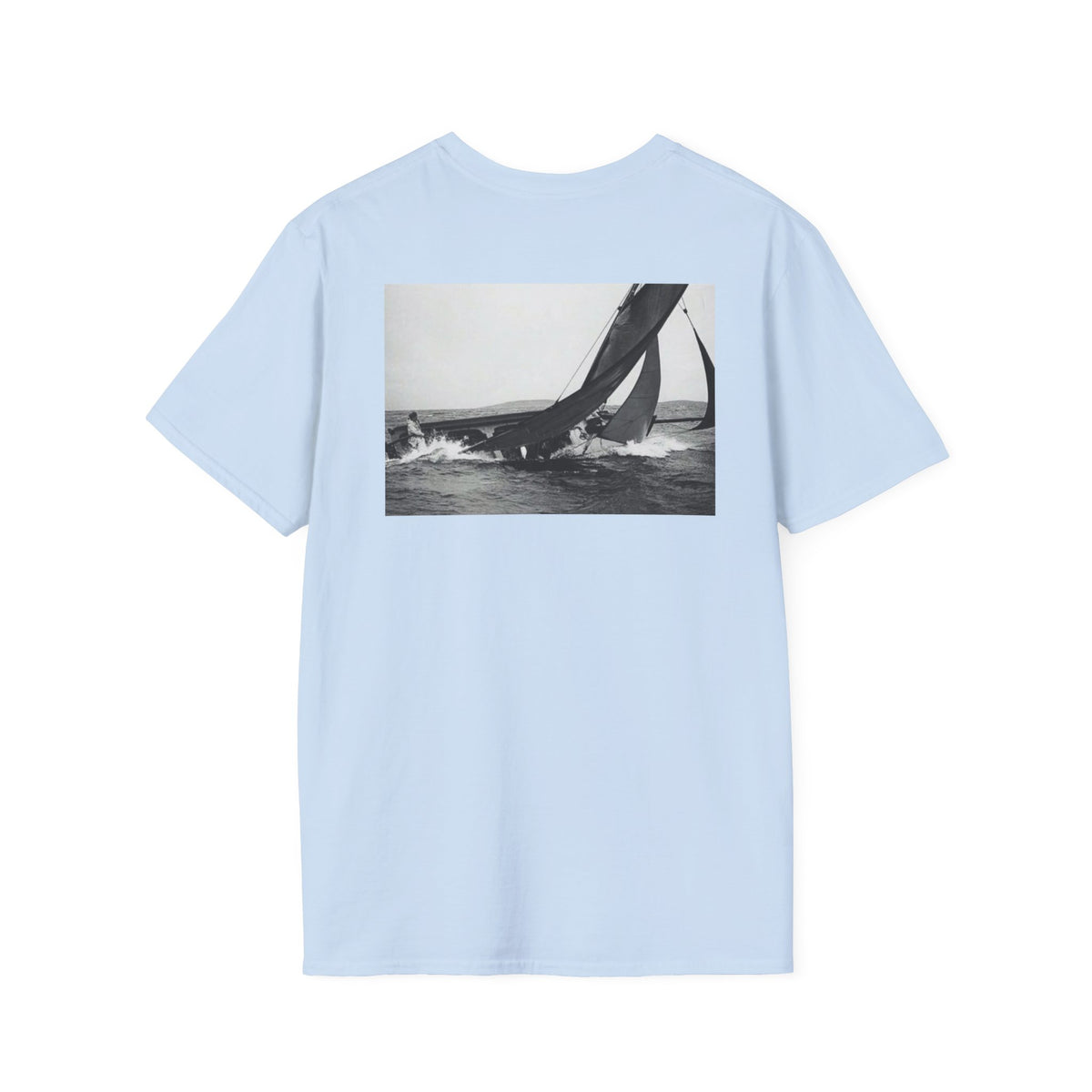 Personalized Galway Hooker Tee — Custom Boat Photo & Name