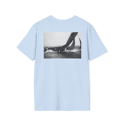 Personalized Galway Hooker Tee — Custom Boat Photo & Name