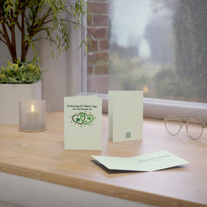Married on St. Patrick's Day — Personalized Wedding Greeting Card