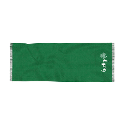 Lucky Green Clover Scarf — Lightweight St. Patrick’s Day Accent