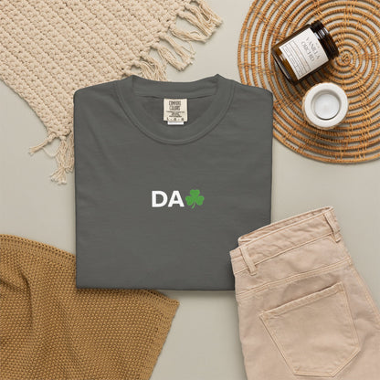 DA + Shamrock Dad T-Shirt — Personalized Father's Day Tee