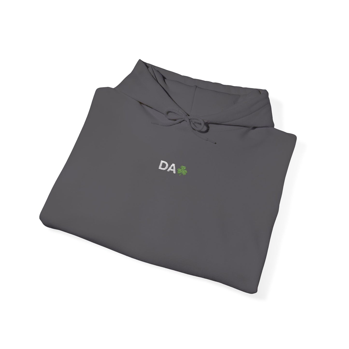 Hoodie • 'Da' Shamrock Logo Pullover – Personalize Gift for Fathers