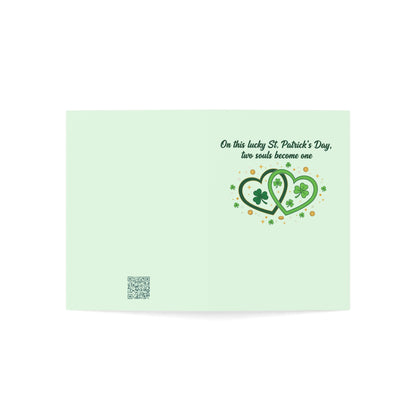 Married on St. Patrick's Day — Personalized Wedding Greeting Card
