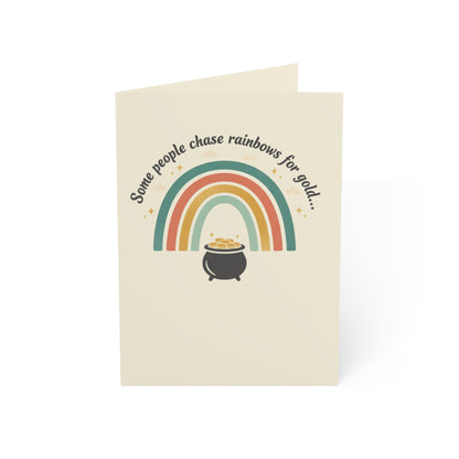 Funny Romantic Anniversary Card — "You're My Treasure" (St. Patrick's Day Theme)