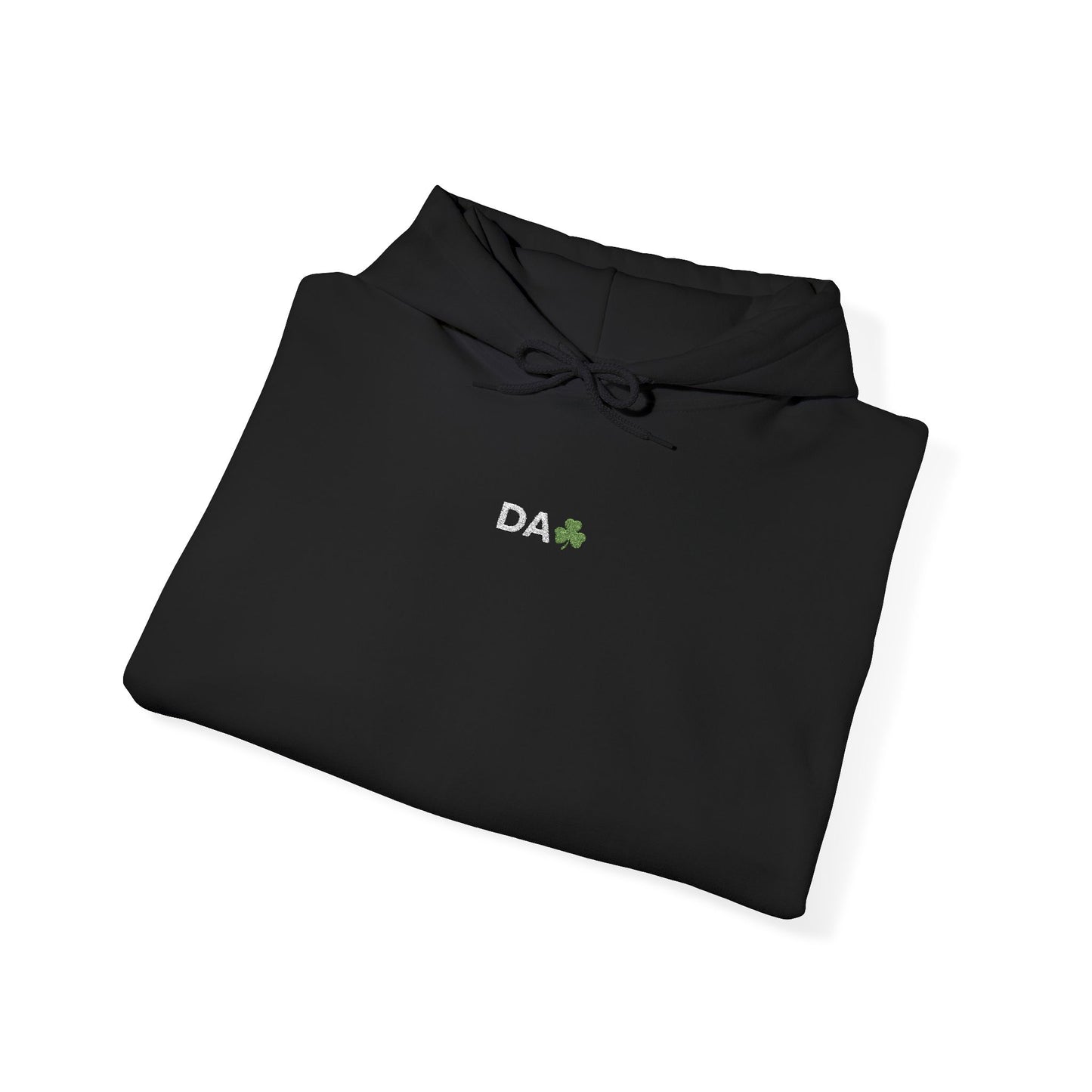 Hoodie • 'Da' Shamrock Logo Pullover – Personalize Gift for Fathers