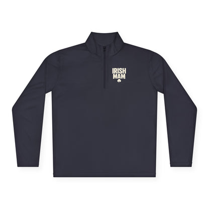 Irish Mam Shamrock Quarter-Zip Pullover
