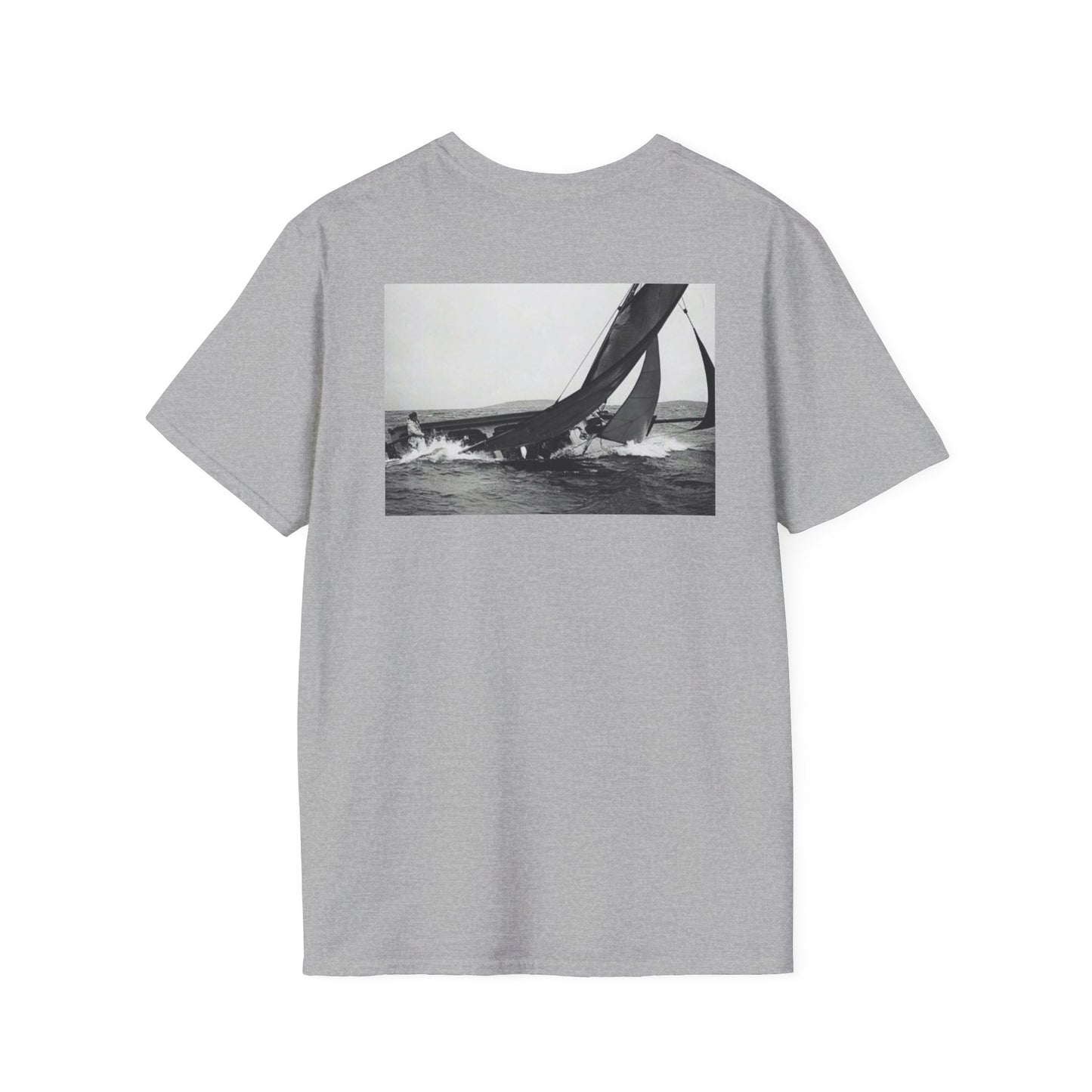 Personalized Galway Hooker Tee — Custom Boat Photo & Name