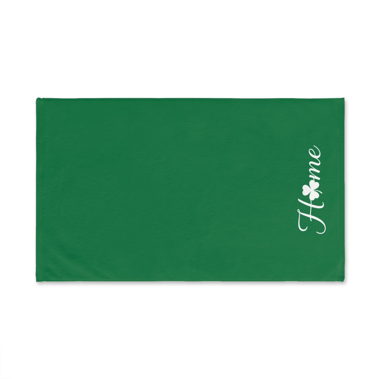 Home Shamrock Hand Towel — St. Patrick’s Day Green Kitchen Towel