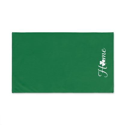 Home Shamrock Hand Towel — St. Patrick’s Day Green Kitchen Towel