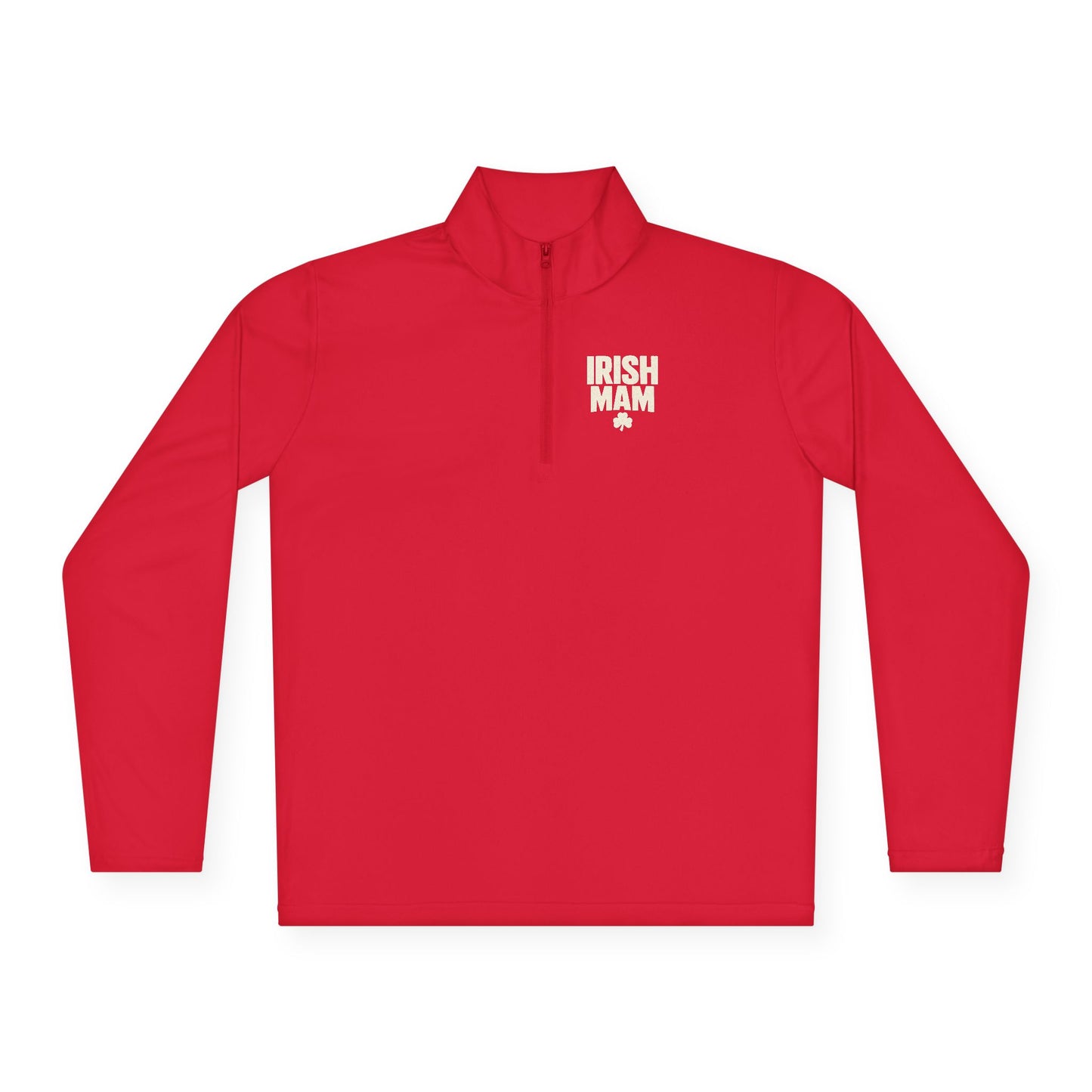 Irish Mam Shamrock Quarter-Zip Pullover