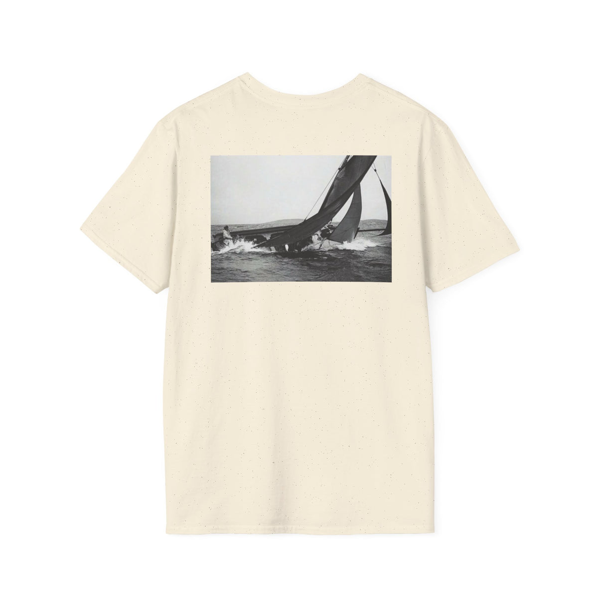 Personalized Galway Hooker Tee — Custom Boat Photo & Name