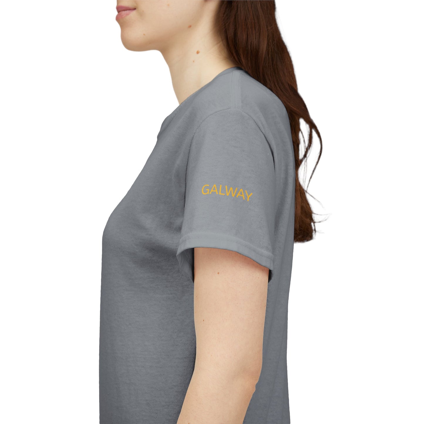 Galway Hooker Nautical T‑Shirt — "Heritage Sails On" Personalized Back & Sleeve Tee
