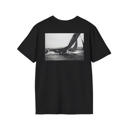 Personalized Galway Hooker Tee — Custom Boat Photo & Name