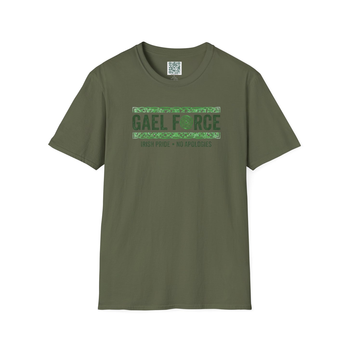 Gael Force T-Shirt - "Irish Pride • No Apologies" Retro Celtic Design
