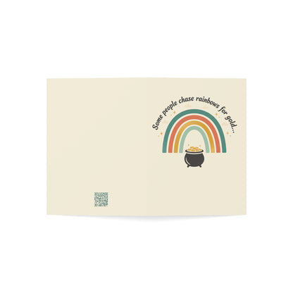 Funny Romantic Anniversary Card — "You're My Treasure" (St. Patrick's Day Theme)