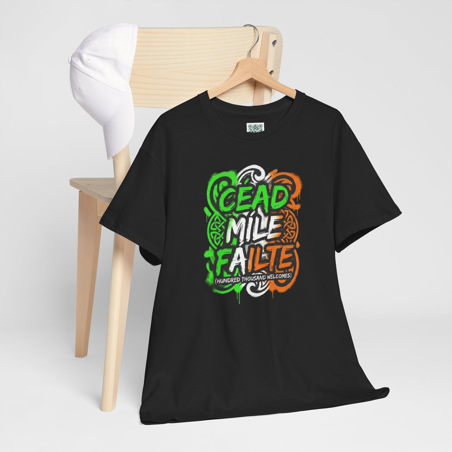 Céad Míle Fáilte St. Patrick's Day T-Shirt — Irish Welcome Tee (stpatricksday2026) Personalize