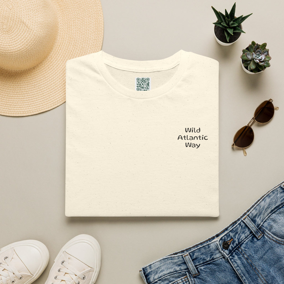 Personalized Galway Hooker Tee — Custom Boat Photo & Name