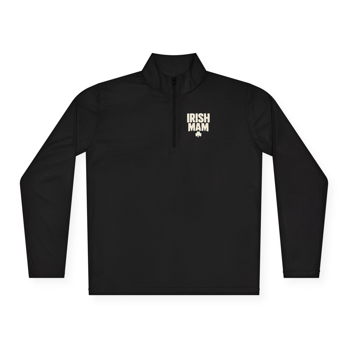 Irish Mam Shamrock Quarter-Zip Pullover