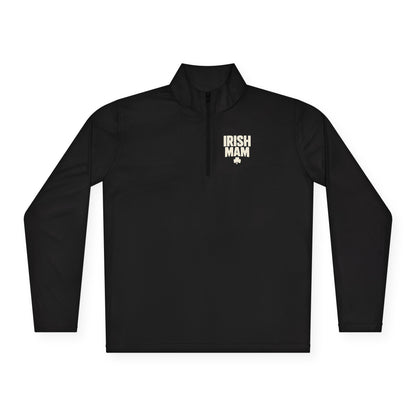 Irish Mam Shamrock Quarter-Zip Pullover