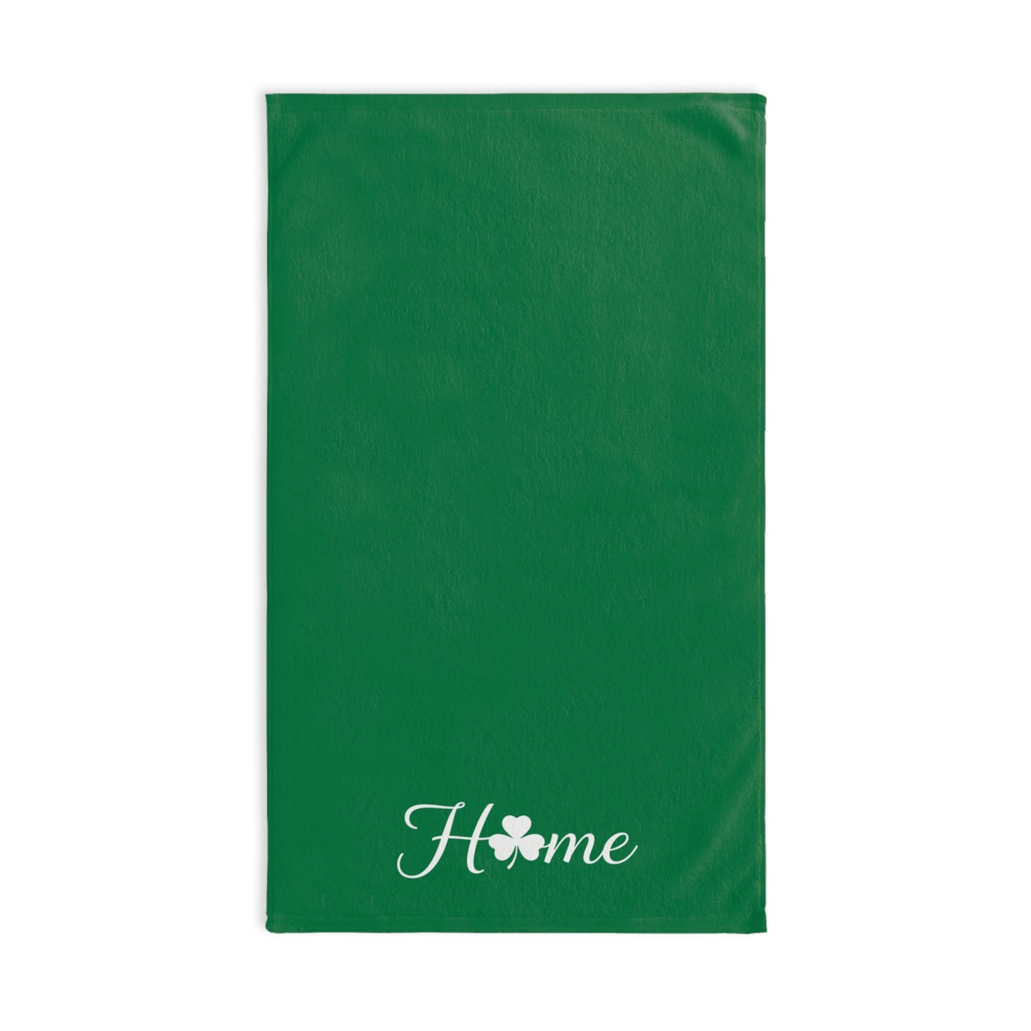 Home Shamrock Hand Towel — St. Patrick’s Day Green Kitchen Towel
