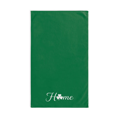 Home Shamrock Hand Towel — St. Patrick’s Day Green Kitchen Towel