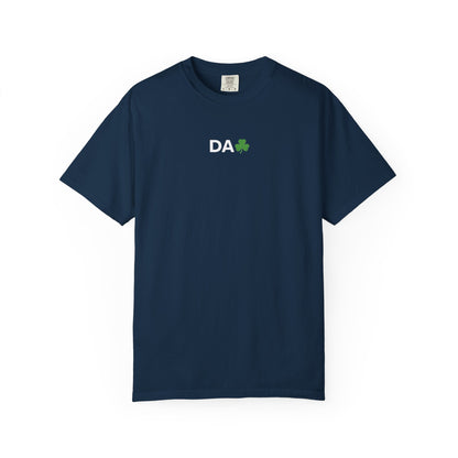 DA + Shamrock Dad T-Shirt — Personalized Father's Day Tee