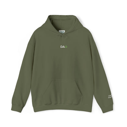 Hoodie • 'Da' Shamrock Logo Pullover – Personalize Gift for Fathers