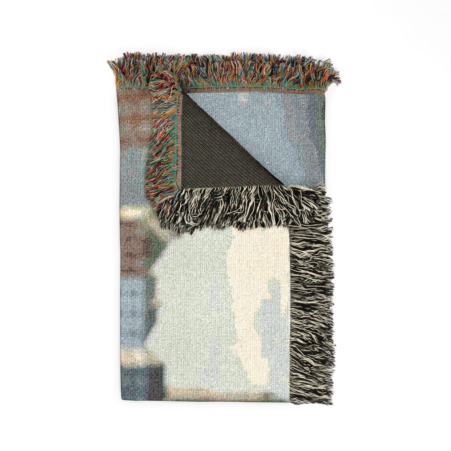 Custom Photo Woven Blanket — Personalized Travel & Keepsake Throw