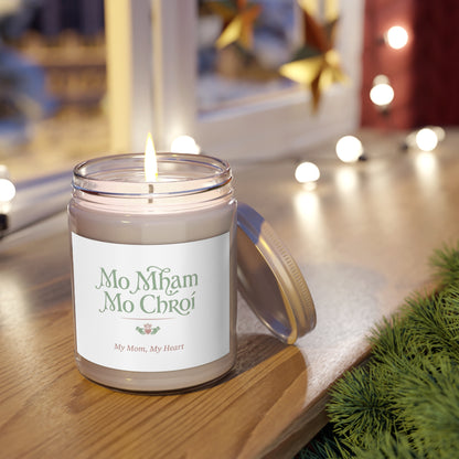 Soy Candle — "Mo Mham Mo Chroí (My Mom, My Heart)" 9oz Scented Jar