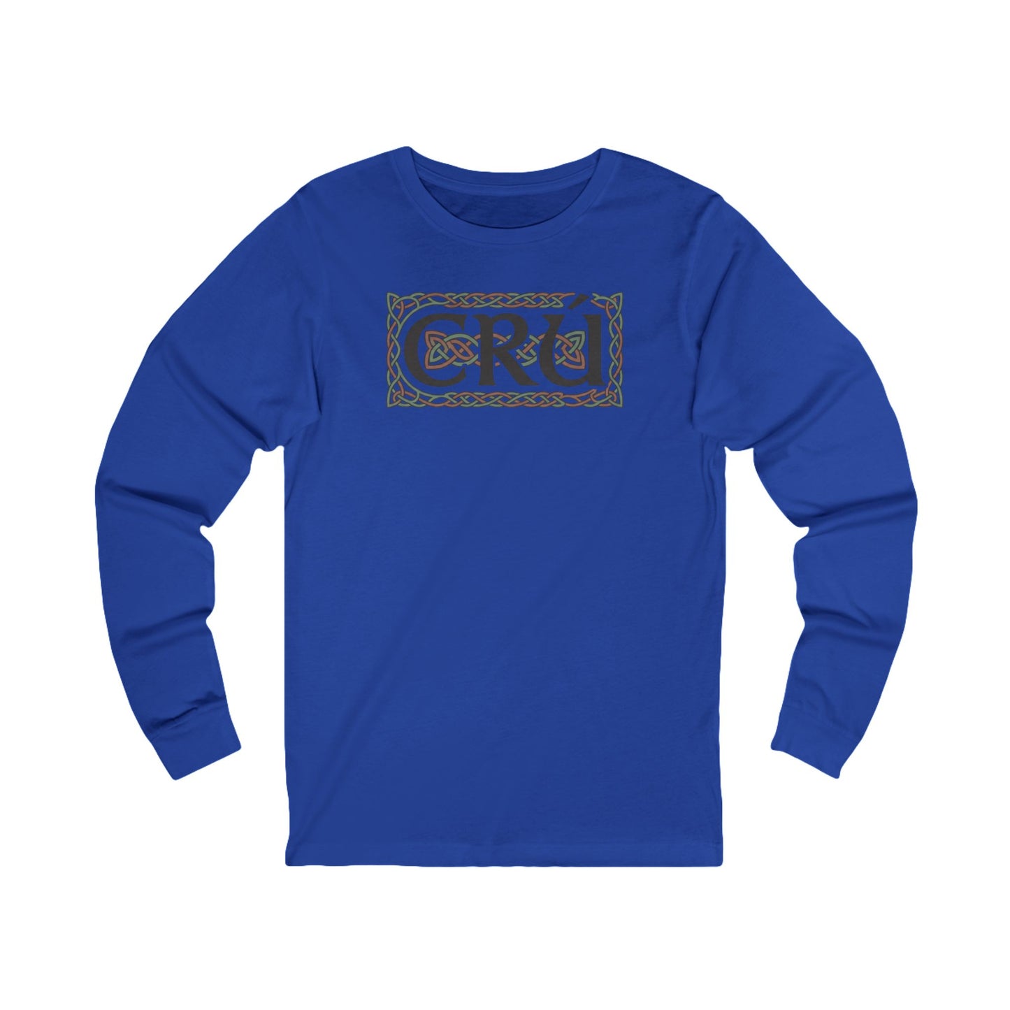 CRU Celtic Logo Long Sleeve Tee — Personalize Back Print