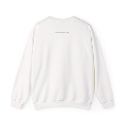 Irish Crewneck Sweatshirt — "Strong Like the Atlantic" Minimal Wave Design
