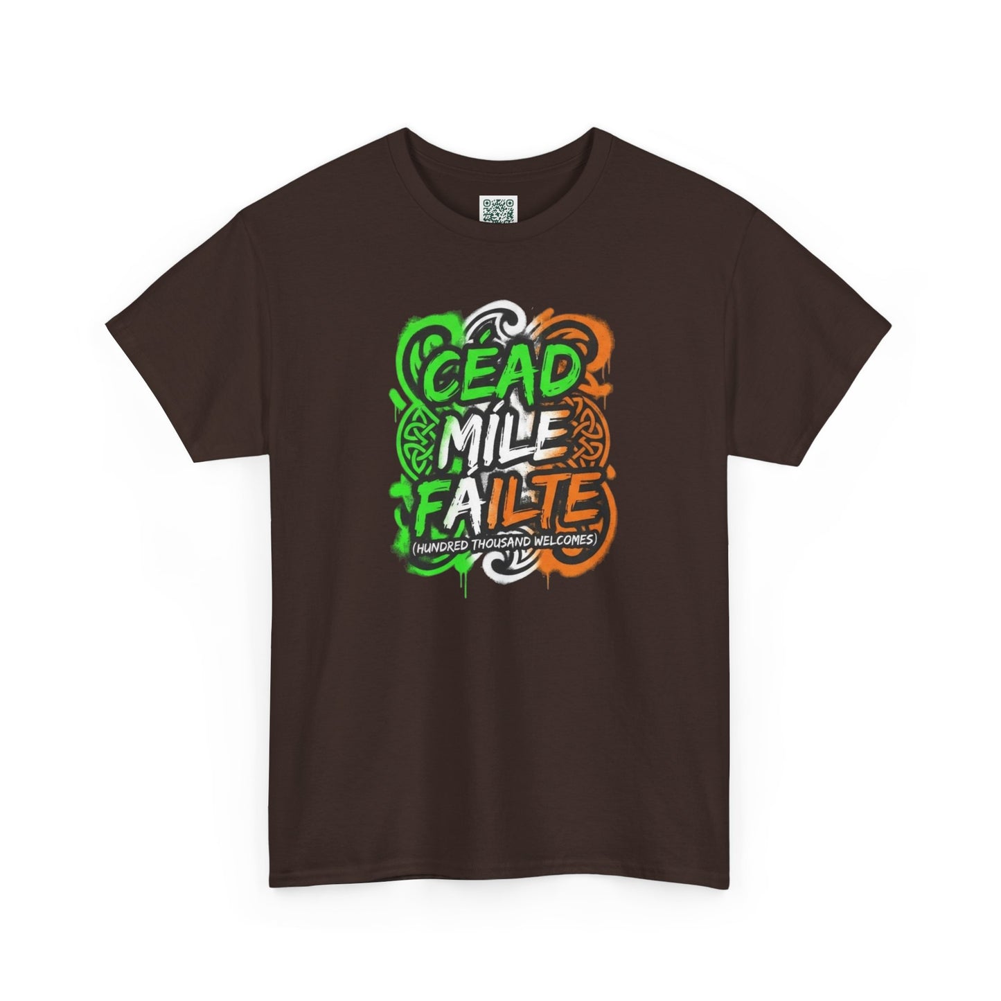 Céad Míle Fáilte St. Patrick's Day T-Shirt — Irish Welcome Tee (stpatricksday2026) Personalize
