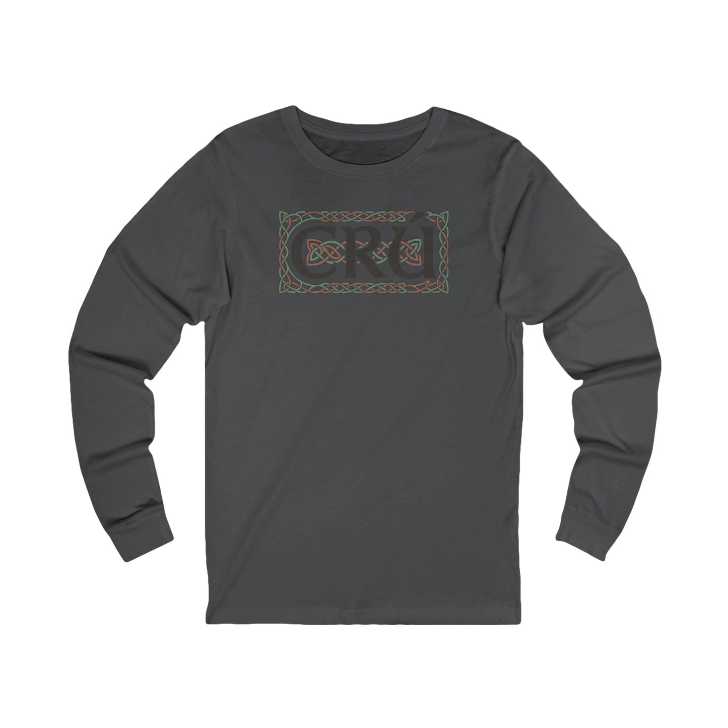 CRU Celtic Logo Long Sleeve Tee — Personalize Back Print