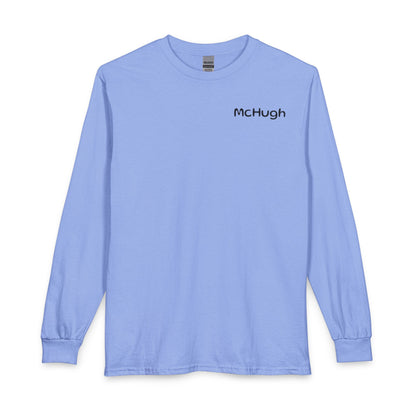Personalized Galway Hooker Long Sleeve Tee — Custom Boat Photo & Name