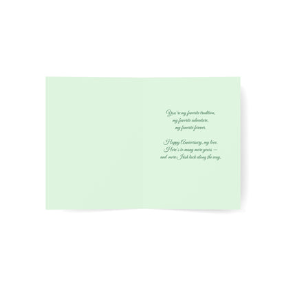 Married on St. Patrick's Day Anniversary Card — Greeting Card, Personalize