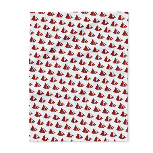 Cozy Bohemian Arctic Fleece Blanket — Galway Hooker Design Cozy Home Throw