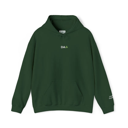 Hoodie • 'Da' Shamrock Logo Pullover – Personalize Gift for Fathers