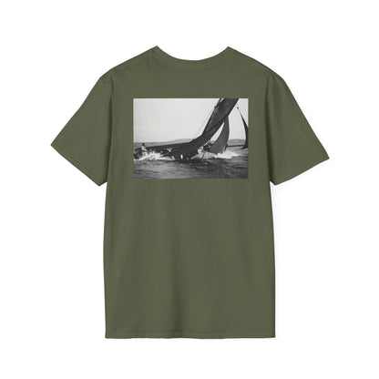 Personalized Galway Hooker Tee — Custom Boat Photo & Name