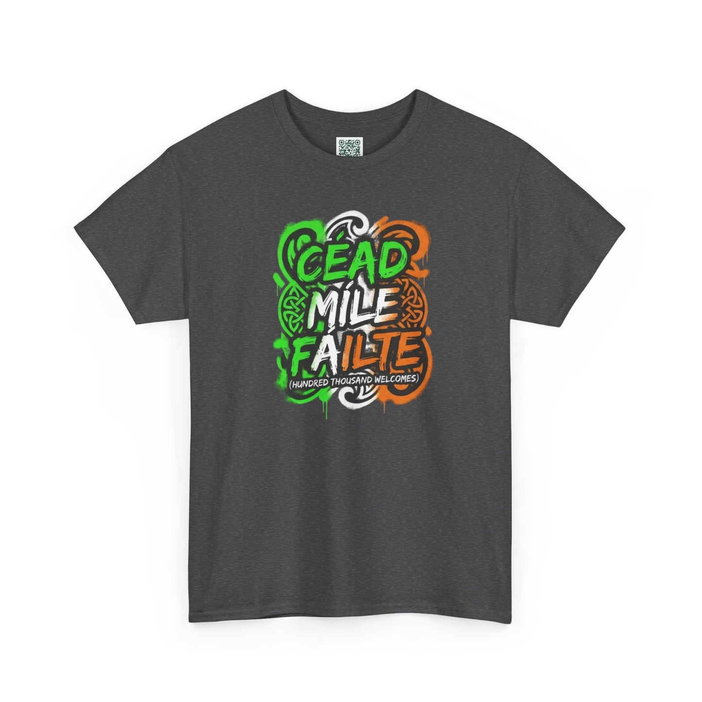 Céad Míle Fáilte St. Patrick's Day T-Shirt — Irish Welcome Tee (stpatricksday2026) Personalize