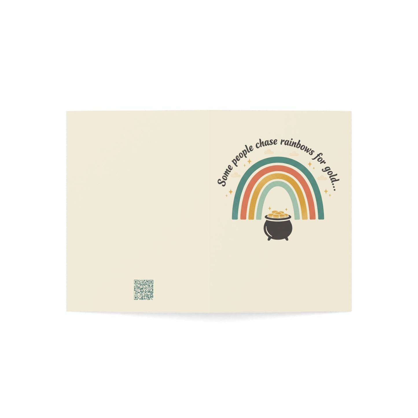 Funny Romantic Anniversary Card — "You're My Treasure" (St. Patrick's Day Theme)