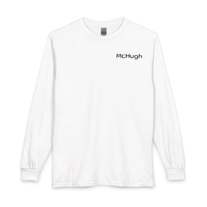 Personalized Galway Hooker Long Sleeve Tee — Custom Boat Photo & Name
